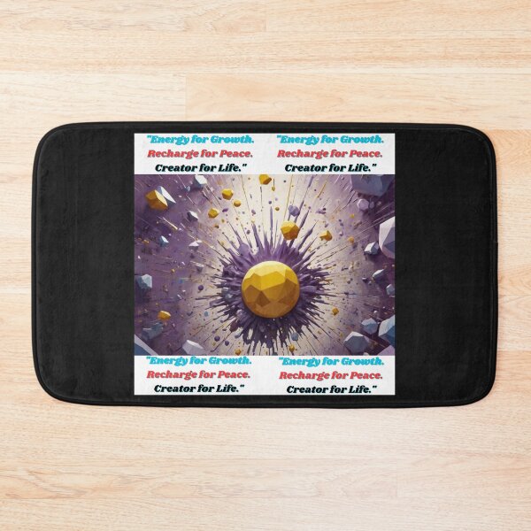 Item preview, "Energy for Growth. Recharge for Peace. Creator for Life."  designed and sold by Kwi-Precious.