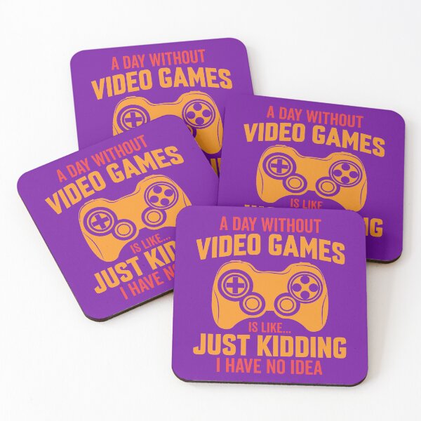 Item preview, a day without video games is like just kidding i have no idea, gaming, video games, gamer, funny, a day without video games, funny gamer, a day without designed and sold by happinesproject.
