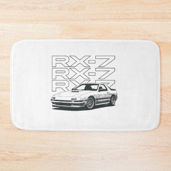 Item preview, Retro RX-7 FC3S JDM Drift Legend with Grunge Texture Typography designed and sold by TheArtOfCar.