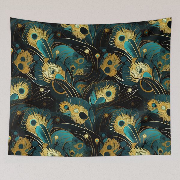 Item preview, Peacock Detail Meets 1920s Flair designed and sold by mittie101.