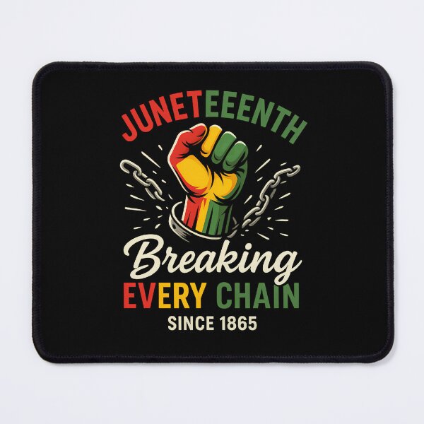 Item preview, Juneteenth Breaking Every Chain Since 1865 designed and sold by Flying Penguins.