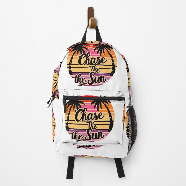 Item preview, Chase the Sun Retro Sunset Palm Trees Design designed and sold by Pigmentra.