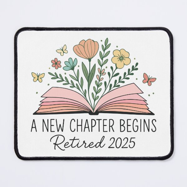 Item preview, A New Chapter Begins Retired 2025 Funny Teacher designed and sold by YalenArt.