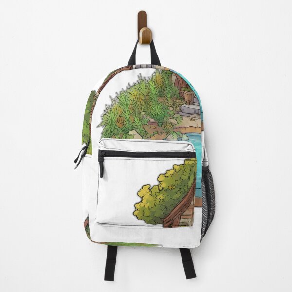 Item preview, Secluded Pondside Cottage Aesthetic Sticker designed and sold by CuteKawaiiStudio.