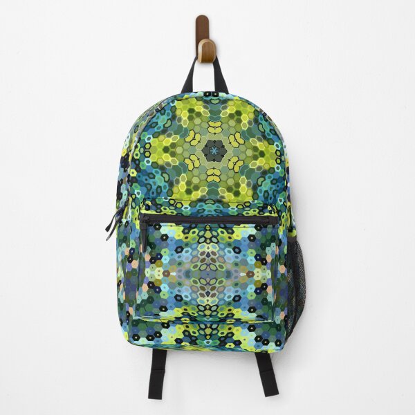 Item preview, Hex Mandala Green and Blue designed and sold by WormholeOrbital.