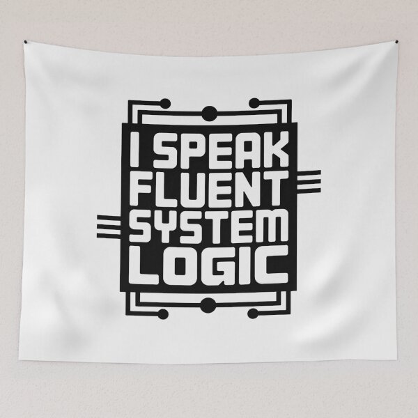 Item preview, Fluent in Logic designed and sold by SignumShop.