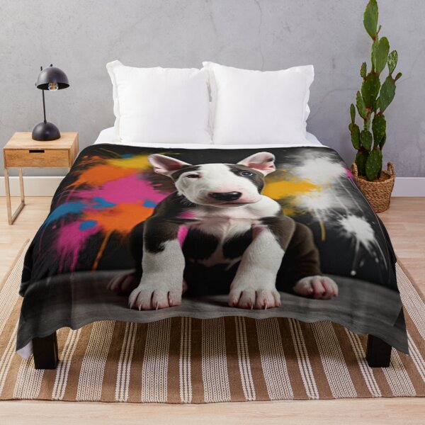 Item preview, Colorful Abstract - English Bull Terrier 17 designed and sold by Reefmaniac.