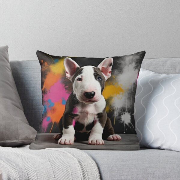 Item preview, Colorful Abstract - English Bull Terrier 17 designed and sold by Reefmaniac.