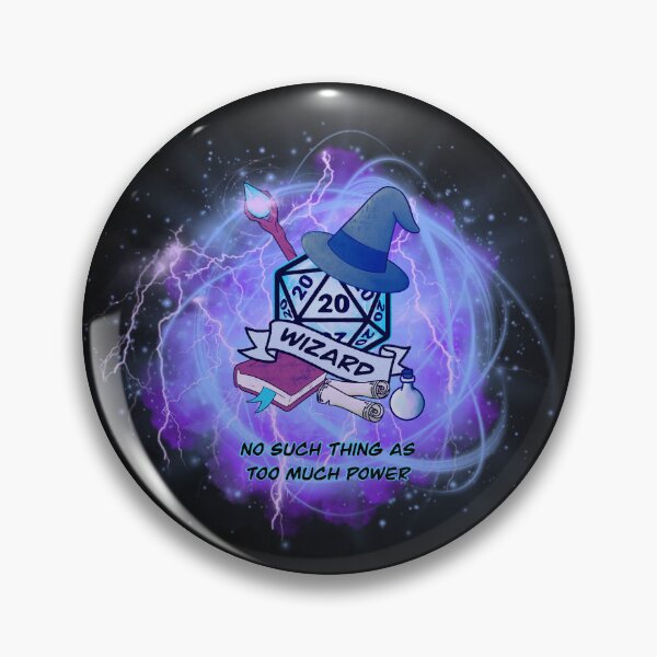 Item preview, Lightning Wizard - D20 designed and sold by gracefullizard.