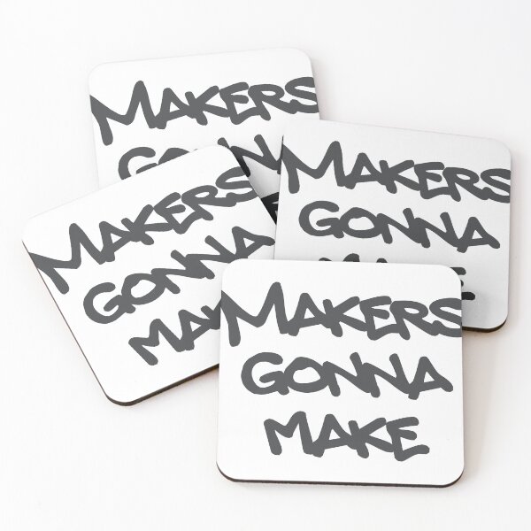 Item preview, Makers Gonna Make – Funny Crafting & DIY Lover Text Design - Charcoal Grey designed and sold by thistledewcraft.