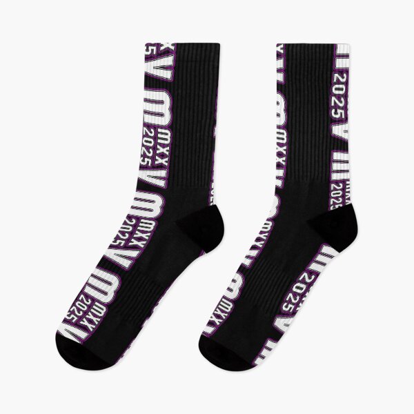 Item preview, 2025 MMXXV Roman Numerals White Purple Sideways designed and sold by GFamilyC.
