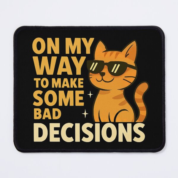 Item preview, Purr-fectly Reckless - Joyful Cat on a Mission designed and sold by ByEve24.