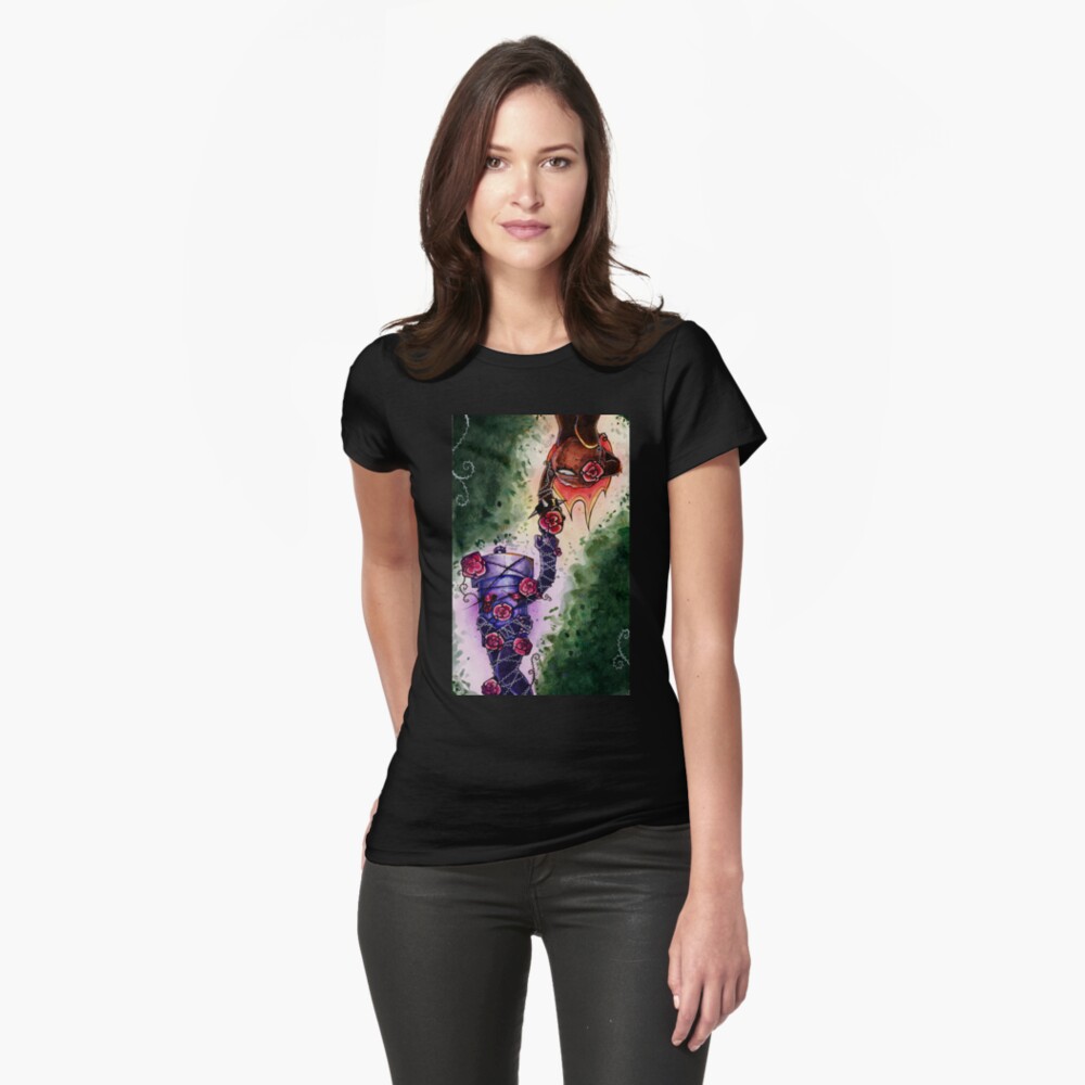 Item preview, Fitted T-Shirt designed and sold by maniczombiegirl.