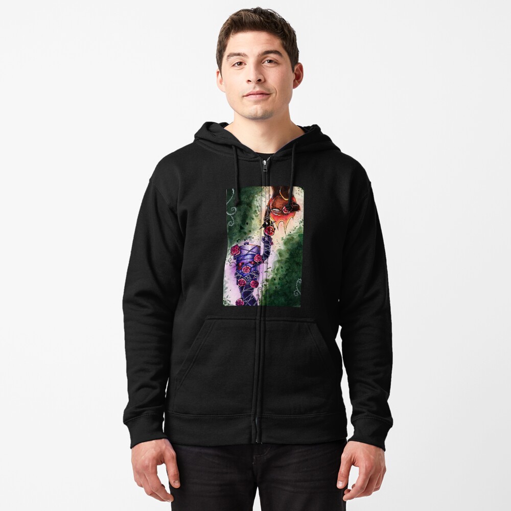 Item preview, Zipped Hoodie designed and sold by maniczombiegirl.