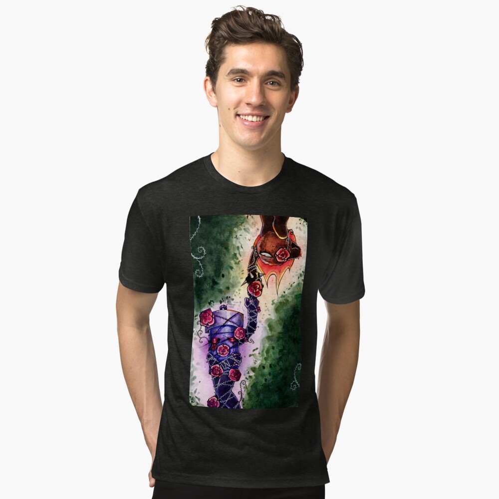 Item preview, Tri-blend T-Shirt designed and sold by maniczombiegirl.