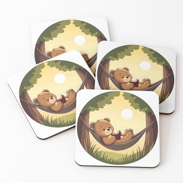 Item preview, Relaxing Animal - Woodland Creature Sticker designed and sold by slickywitty.