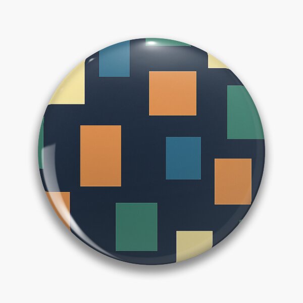 Item preview, Mid-Century Modern Color Block Geometric Pattern designed and sold by weirdfishes123.