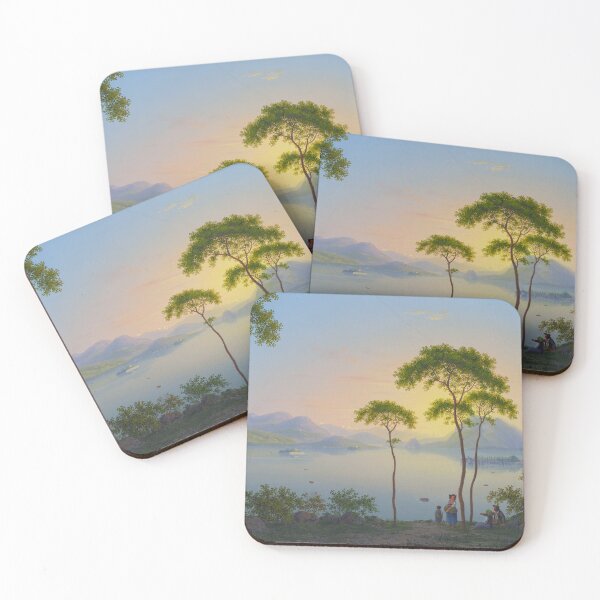Item preview, Italian Lake at Dawn designed and sold by 19th Century in Color.