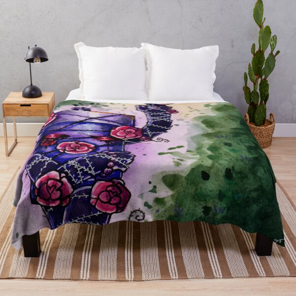 Roses (Glowy) Throw Blanket
