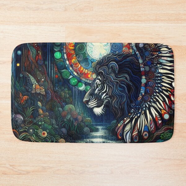 Item preview, Abstract Winged Lion Art designed and sold by TheDarkWardrobe.