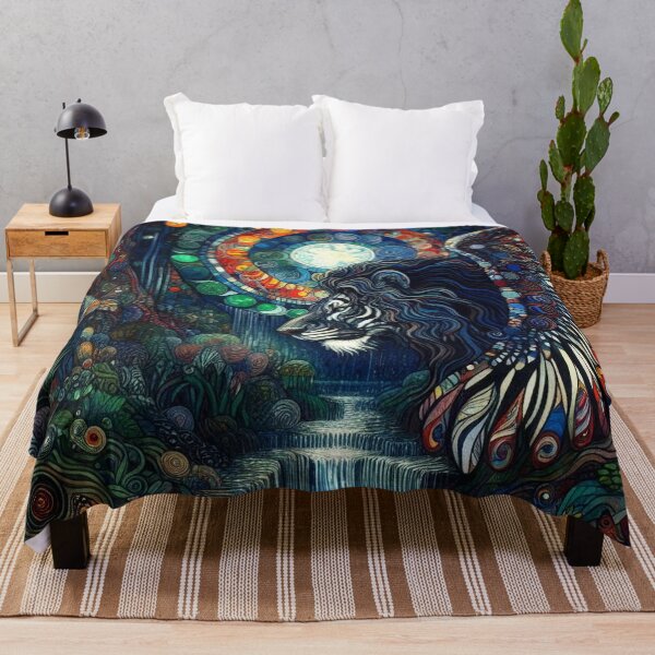 Item preview, Abstract Winged Lion Art designed and sold by TheDarkWardrobe.