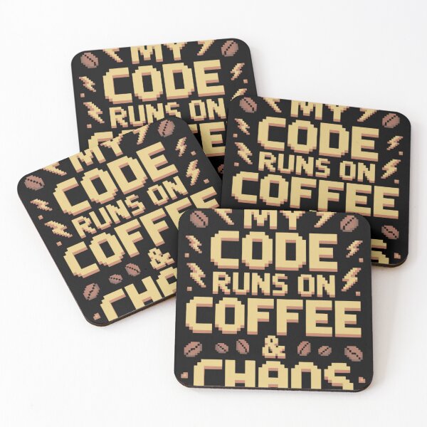 Item preview, Coffee & Chaos Code designed and sold by SignumShop.