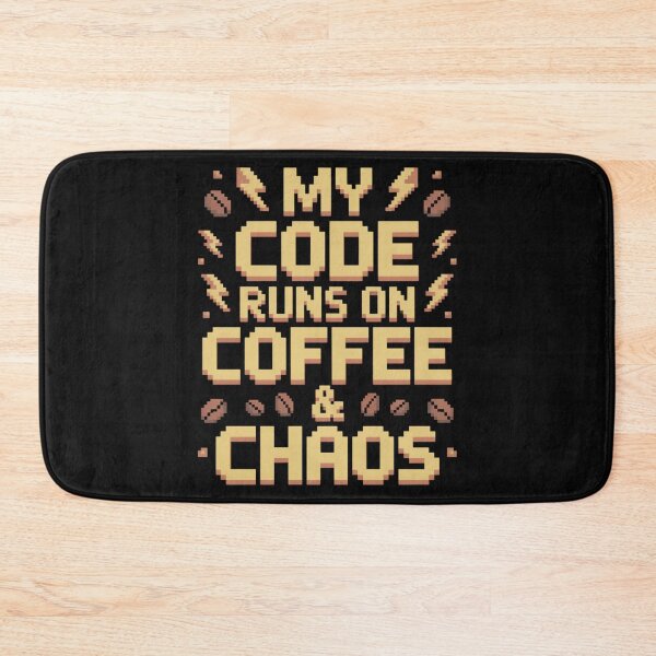 Item preview, Coffee & Chaos Code designed and sold by SignumShop.
