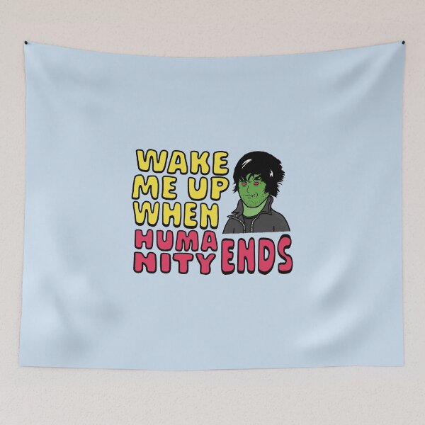 Item preview, Wake me Up When Humanity Ends designed and sold by I Hate Humans Shop.