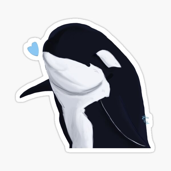 Item preview, Cute orca digital artwork designed and sold by Ciphed.