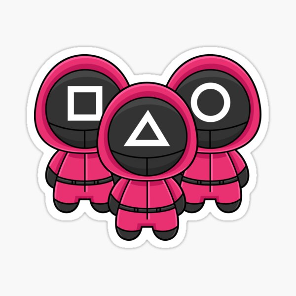 Artikel-Vorschau von Squid Game Trio Charaktere, designt und verkauft von Kubala Designs.