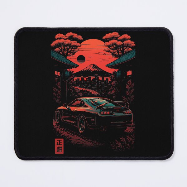 Item preview, Supra JDM Sunset Cruise with Mount Fuji Skyline designed and sold by TheArtOfCar.