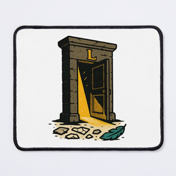 Item preview, The Silent Door – Symbol of Quiet Revelation designed and sold by Luminare888.