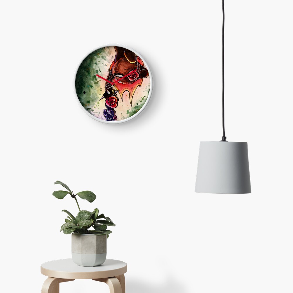 Item preview, Clock designed and sold by maniczombiegirl.