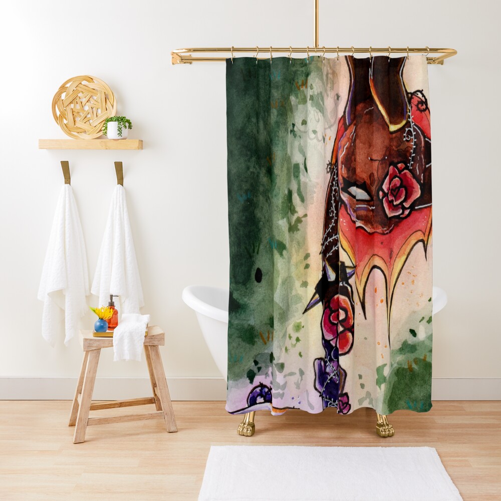 Item preview, Shower Curtain designed and sold by maniczombiegirl.