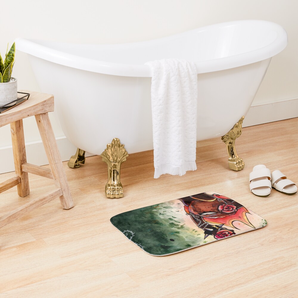 Item preview, Bath Mat designed and sold by maniczombiegirl.