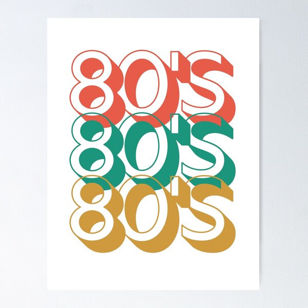 Item preview, 80's 80's 80's designed and sold by NicMacTees.