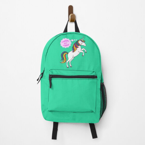 Item preview, Cute pride unicorn thinking gay things designed and sold by gayishdesign.
