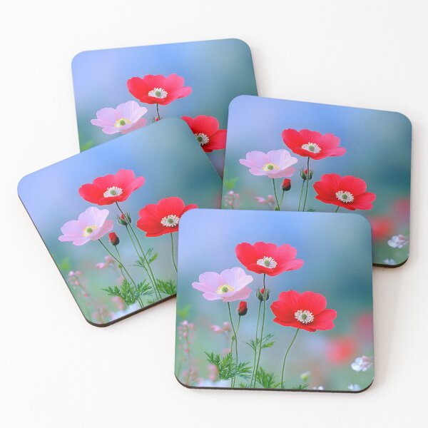 Item preview, Vibrant wildflowers against a soothing blurred background designed and sold by Artessie.
