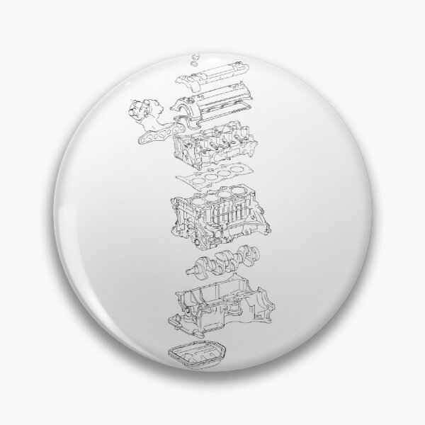 Item preview, Toyota 1ND-TV Diesel engine Design Simple designed and sold by Celica_4_eyes.