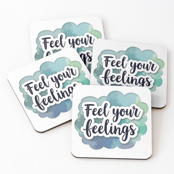 Item preview, Feel Your Feelings - Self-Compassion Sticker designed and sold by slickywitty.