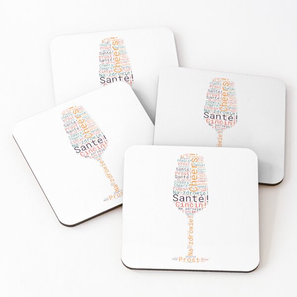 Item preview, Prost Na zdrowie Sante Cheers Cincin Colorful Wine designed and sold by ZIPsketch.