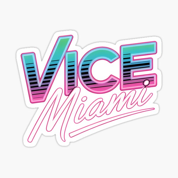 Item preview, Vice Miami - 80s Retro Neon Vibes designed and sold by FutureAIArt.