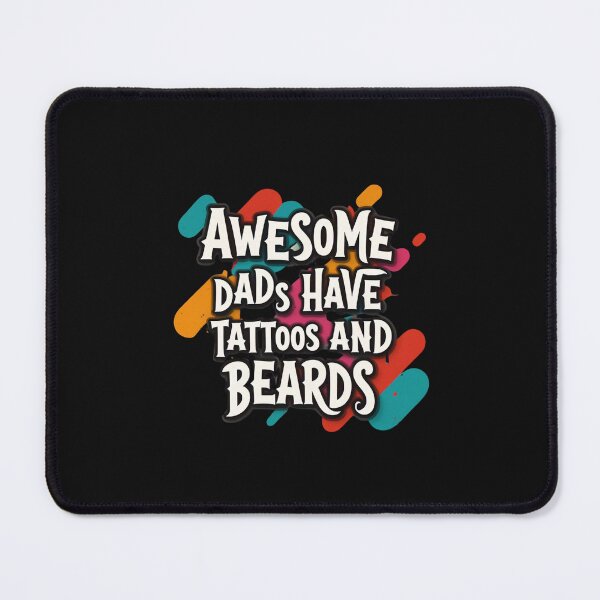Item preview, Awesome Dads: Tattoos, Beards, & Badass Style! For the Coolest Fathers Only! designed and sold by GEM STYLE.
