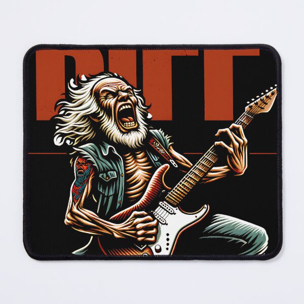 Item preview, Death Riff Never Die ,Zombie Guitar. designed and sold by dmtdc.