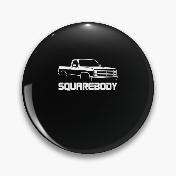 Item preview, Classic Squarebody Chevy Truck in Bold Monochrome Style designed and sold by TheArtOfCar.