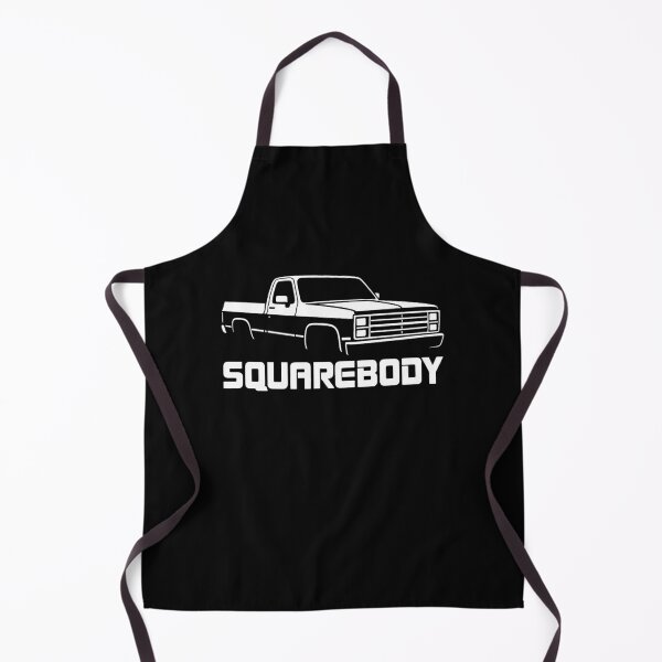 Item preview, Classic Squarebody Chevy Truck in Bold Monochrome Style designed and sold by TheArtOfCar.