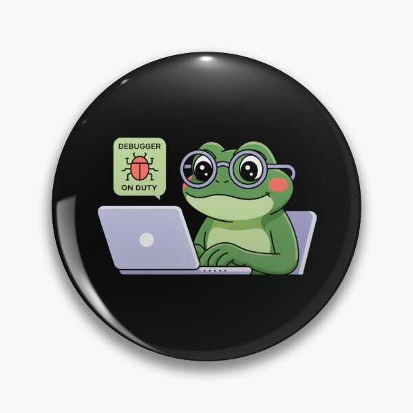 Item preview, Debugger Frog On Duty designed and sold by SignumShop.