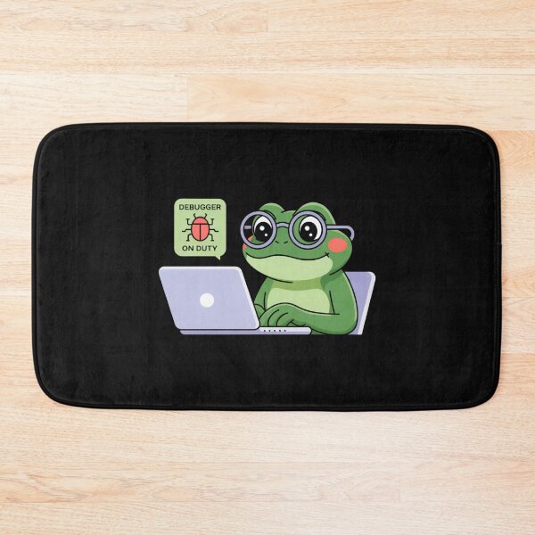 Item preview, Debugger Frog On Duty designed and sold by SignumShop.