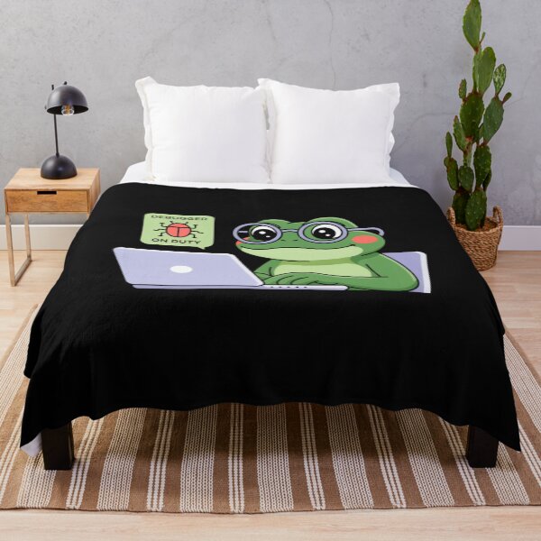 Item preview, Debugger Frog On Duty designed and sold by SignumShop.