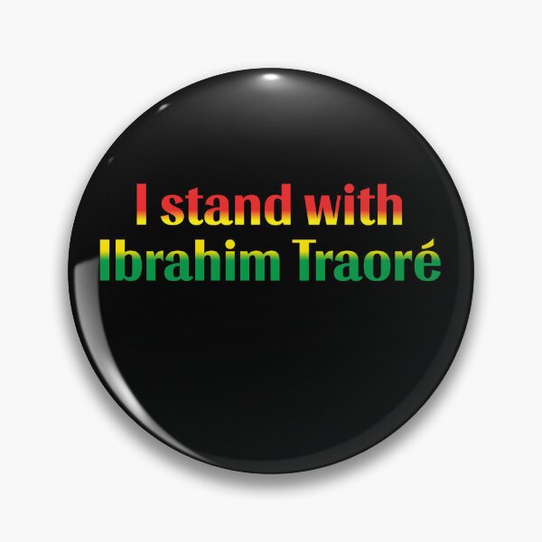 Item preview, I Stand with Ibrahim Traoré  designed and sold by MELOYADINA.